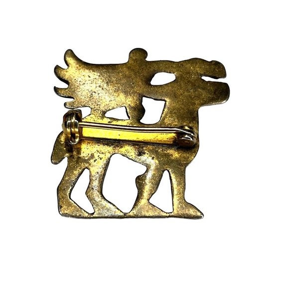 VTG Mythological Creature Horse Brooch Pin Jewelry - Picture 5 of 7